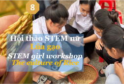 Hội thảo STEM nữ lúa gạo - STEM girl rice