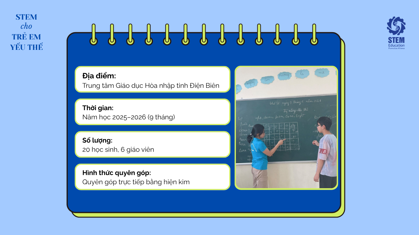 STEM cho trẻ em yếu thế