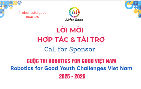 Mời tài trợ Robotics for Good