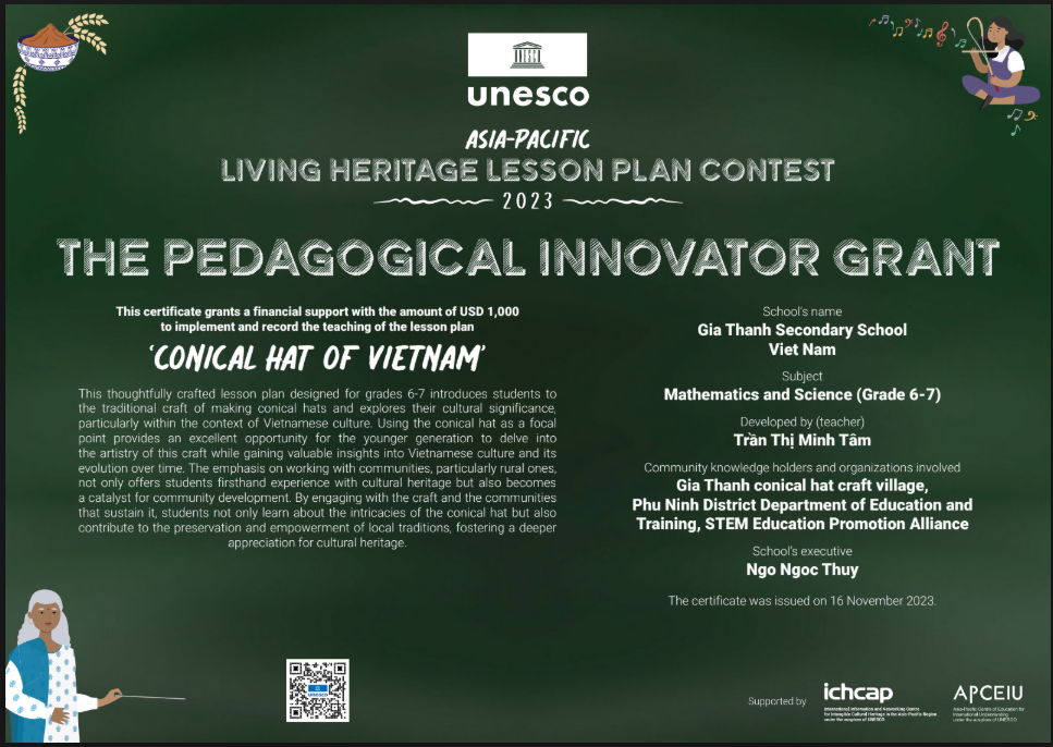 Giải thưởng Đổi mới sáng tạo trong giảng dạy